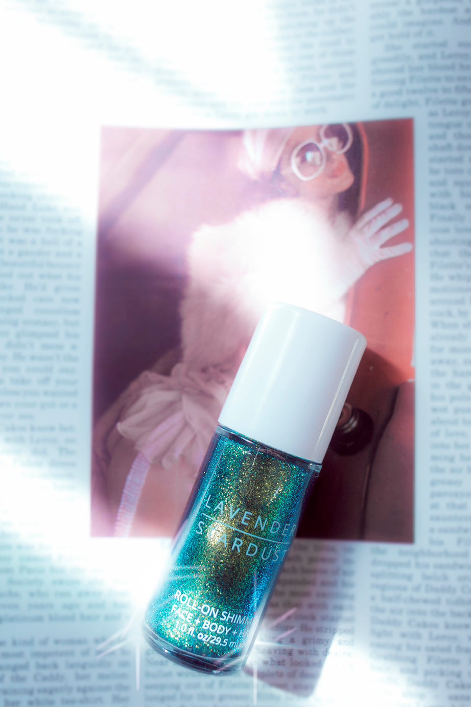 Lavender Stardust Roll-On Shimmer in Aurora