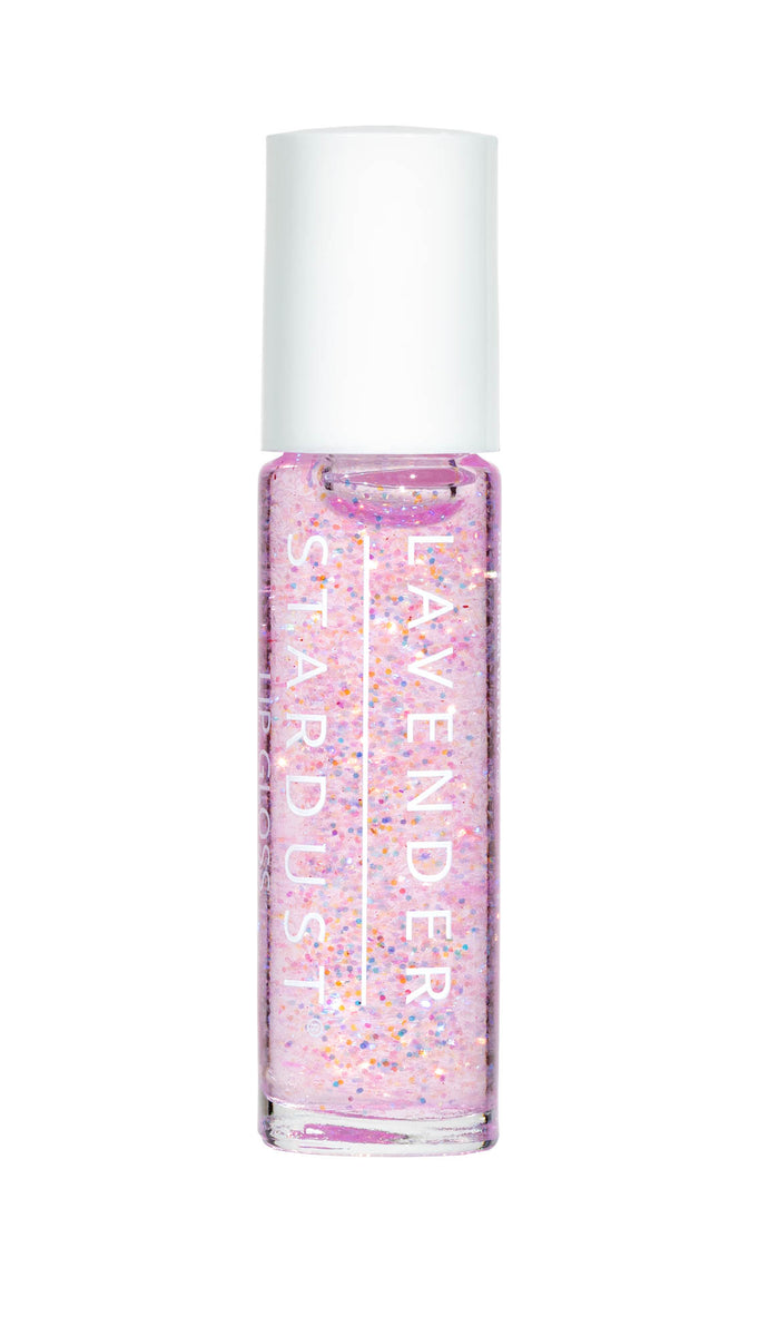 Kissing Glitter Lip Gloss Purple Diamond Grape Stardust – Lavender Stardust