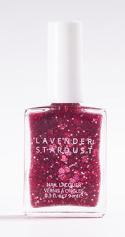 Cherry Hearts Glitter Nail Topper