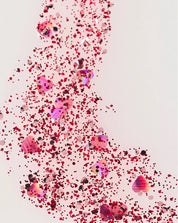 Cherry Hearts Glitter Nail Topper