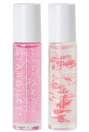 Cherry Sweet Roll- On Glitter Lip Gloss Set