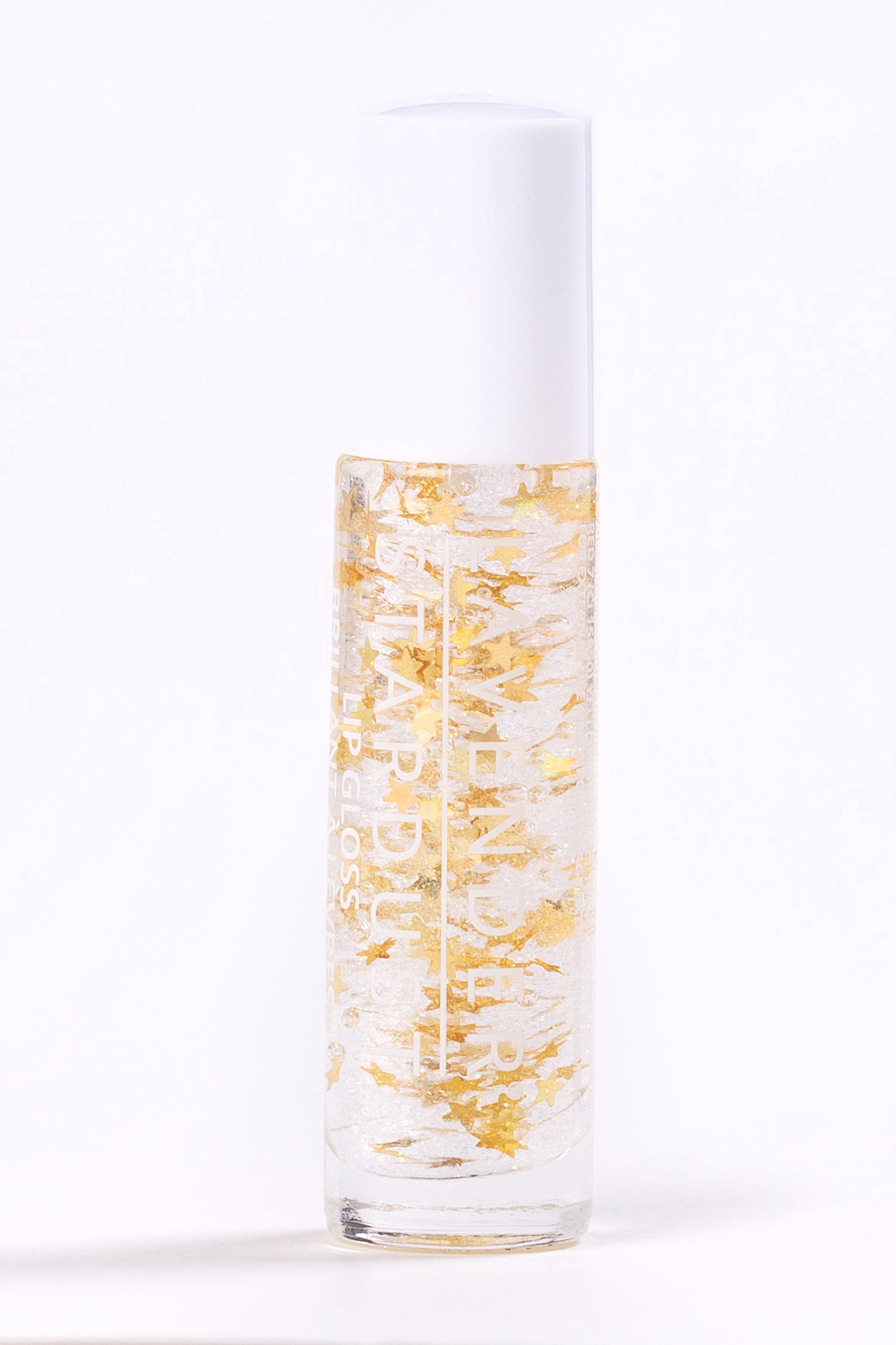 Glitter Lip Gloss Gold Star Champagne