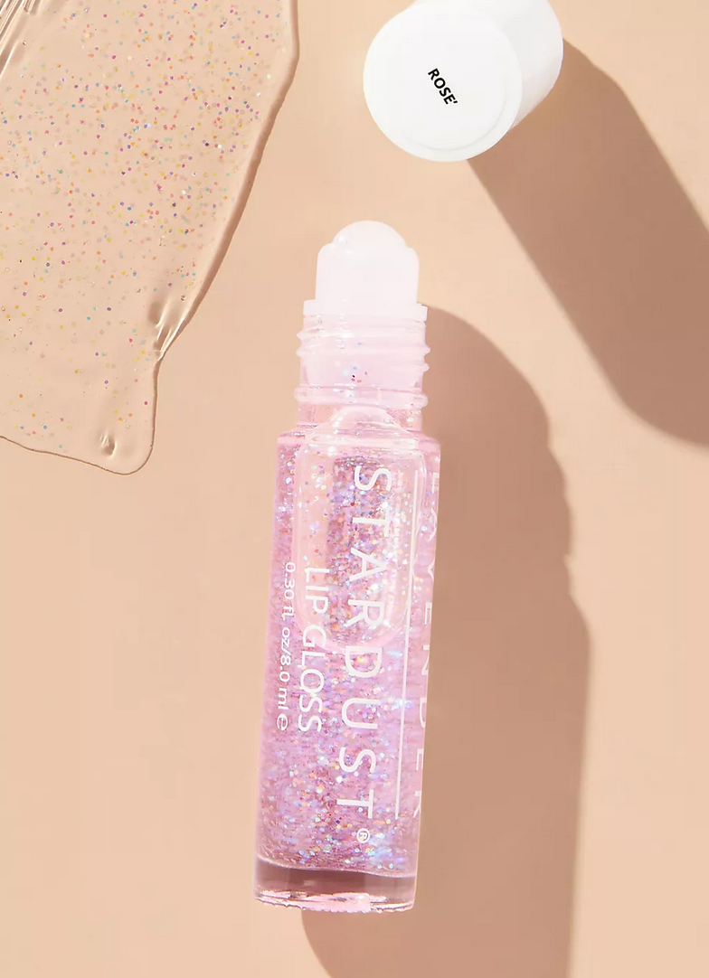 Glitter Lip Gloss Rose'