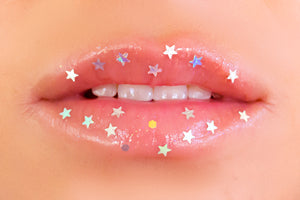 Kissing Glitter Lip Gloss Party
